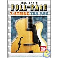 Full-Page 7-String Tab Pad
