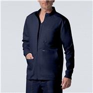 Landau ProFlex Men's 4-Pocket Scrub Jacket w/ Radford University College of Nursing Embroidery