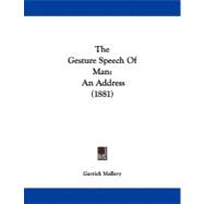 Gesture Speech of Man : An Address (1881)