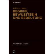 Begriff, Bewusstsein und Bedeutung