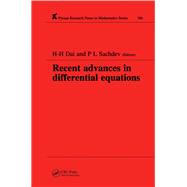 Recent Advances in Differential Equations