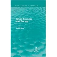 Small Business and Society (Routledge Revivals)