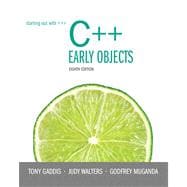 Starting Out with C++ Early Objects