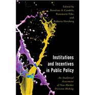 Institutions and Incentives in Public Policy An Analytical Assessment of Non-Market Decision-Making