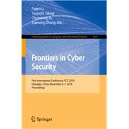 Frontiers in Cyber Security