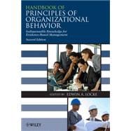 Handbook of Principles of Organizational Behavior Indispensable Knowledge for Evidence-Based Management