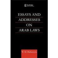 Essays and Addresses on Arab Laws