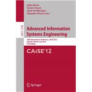 Advanced Information Systems Engineering