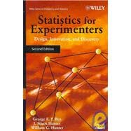 Statistics for Experimenters Design, Innovation, and Discovery, Second Edition + JMP Version 6 Software Student Edition, Set