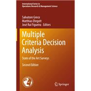 Multiple Criteria Decision Analysis