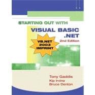 Starting Out with Visual Basic. NET