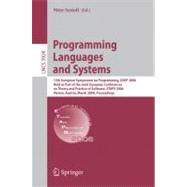 Programming Languages and Systems : 15th European Symposium on Programming, ESOP 2006, Held as Part of the Joint European