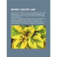 Maine Liquor Law