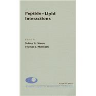Peptide-Lipid Interactions