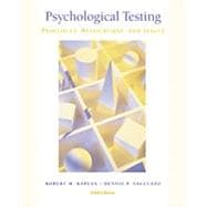 Psychological Testing Principles, Applications, and Issues (with InfoTrac)