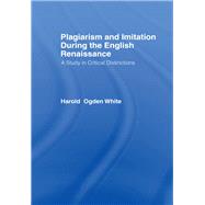 Plagiarism and Imitation Duri Cb: A Study in Critical Distinctions