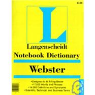 Notebook Dictionary : Webster - Refill (12 pack)