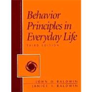 Behavior Principles in Everyday Life