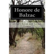 Honore De Balzac