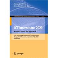 ICT Innovations 2020. Machine Learning and Applications