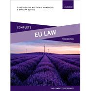 Complete EU Law Text, Cases, and Materials
