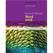 New Perspectives Microsoft Office 365 & Word 2016 Comprehensive