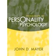 Readings in Personality Psychology,9780205430987