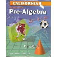 Pre-algebra Grades 6-8: Mcdougal Littell Middle School Math California