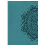HCSB Super Giant Print Reference Bible, Teal LeatherTouch