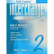 Interchange Third Edition Full Contact Level 2 Part 1 Units 1-4