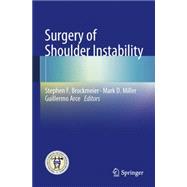 Surgery of Shoulder Instability