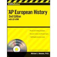 CliffsNotes AP European History, with CD-ROM