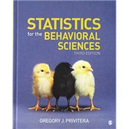 Statistics for the Behavioral Sciences,9781544321004