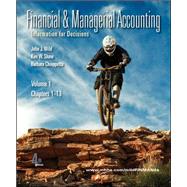 Financial and Managerial Accounting Vol 1 (Ch 1-13) softcover w/Working Papers + Connect Access Card