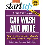 Start Your Own Car Wash and More Full-Service, In-Bay Automatic, Exterior Conveyor, Self-Service