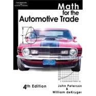 Math for the Automotive Trade