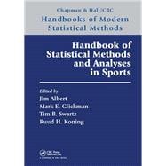 Handbook of Statistical Methods and Analyses in Sports