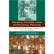 Political Culture under Institutional Pressure How Institutional Change Transforms Early Socialization,9780230601017