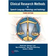 Clinical Research Methods in Speech-language Pathology and Audiology