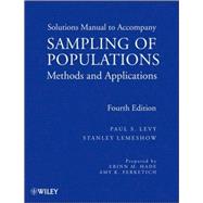 Sampling of Populations Methods and Applications, Solutions Manual