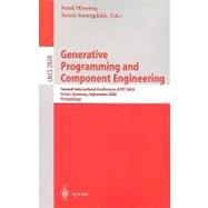 Generative Programming and Component Engineering : Second International Conference, GPCE 2003, Erfurt, Germany, September 22-25, 2003, Proceedings