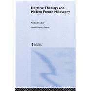 Negative Theology and Modern French Philosophy