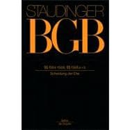 J. Von Staudingers Kommentar Zum Burgerlichen Gesetzbuch Mit Einfuhrungsgesetz Und Nebengesetzen