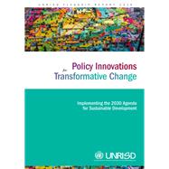 Policy Innovations for Transformative Change
