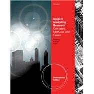 Modern Marketing Research: Concepts, Methods, and Cases, International Edition (with Qualtrics Printed Access Card), 2nd Edition