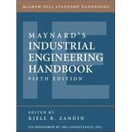 Maynard's Industrial Engineering Handbook,9780070411029
