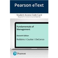 Pearson eText for Fundamentals of Management -- Access Card