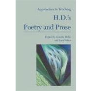 Approaches to Teaching H.d.'s Poetry and Prose