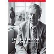 Britten's Musical Language