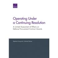 Operating Under a Continuing Resolution